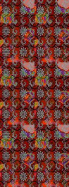 Çizim çiçek deseni duvar kağıdı, web sitesi arka planı, ambalaj kağıdı, davetiye, broşür, afiş veya web sitesi için kullanılabilir. Karalama elementleri. El çizimi Raster illüstrasyonu.