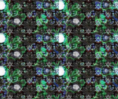 Çiçek ve yapraklı karalama şeklinde Raster çiçek deseni. Gri renklerde bahar çiçekleri. Raster illüstrasyonu.