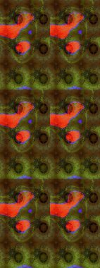 Modern stil dokusu. Çiçek desenli raster, kahverengi çizgi grafik deseni soyut raster arkaplan.