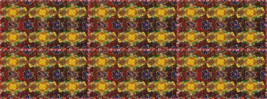 Hoş bir çiçek geçmişi var. Güzel kumaş deseni. Küçük çiçekteki kusursuz desen. Raster illüstrasyonu.