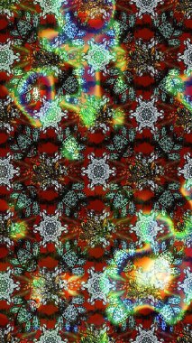 Kahverengi renkte kahverengi papatya deseni. Raster illüstrasyonu. Kahverengi renklerde.