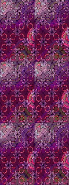 Küçük çiçekteki sevimli çiçek deseni. Mor renkte çiçekler.