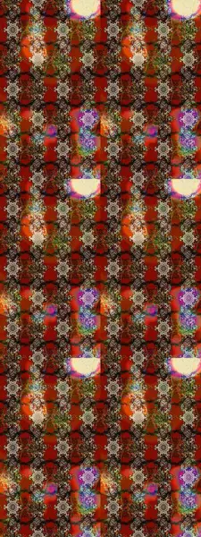 3D çiçekler, eskiz. Renklerle. Raster illüstrasyonu.