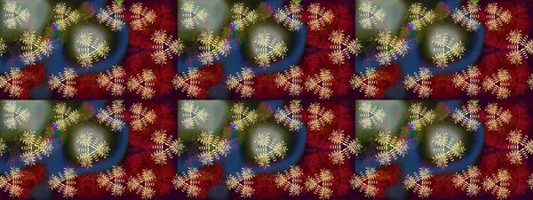 Yaprak ve çiçeklerin suluboya resimleri, kırmızı renklerde çizimler. Kibarca, kırmızı renkte bahar çiçekleri. Raster illüstrasyonu.