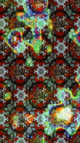 Kahverengi renkte kahverengi papatya deseni. Raster illüstrasyonu. Kahverengi renklerde.