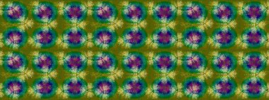 Gömlek baskısı için çiçek boyası. Çiçek desenli eskiz. Yeşil renkte çiçekler.