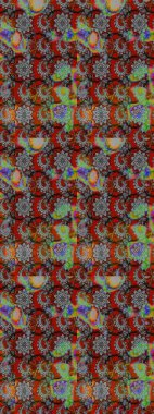 Çiçek tasarımı için inanılmaz bir kolaj cenneti tarzı. Çiçekli zambakların eskiz geçmişi. Parlak çiçekli kolaj çiçekleri.