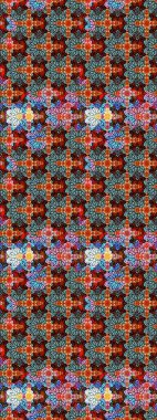 Mavi ve kahverengi renkte çiçekler. Nazik, narin çiçek arkaplanı. Raster çiçek desenli ve çiçekli..