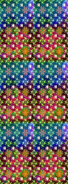 Vadinin mavi renkli çiçekleri. Raster çiçek desenleri çiziyor..