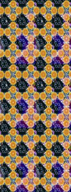 Raster illüstrasyonu. Küçük çiçekli şirin bir desen. Çiçek ve yapraklı çiçek deseni.