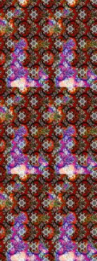 Renkli Yaz Temalı eskiz kalıbı. Sevimli çiçek raster deseni. Düz Çiçek Elementleri Tasarımı. Modaya uygun kumaş deseni.