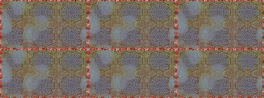 Düz Çiçek Elementleri Tasarımı. Raster kusursuz. Güzel kumaş deseni. Renkli Bahar Temalı Kusursuz Arkaplan. Çiçek deseni.