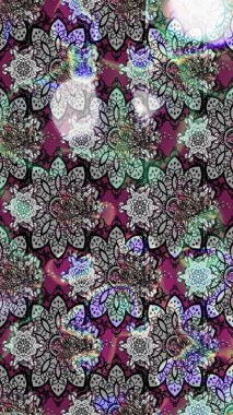 Çiçek kompozisyonu. Doğa. Küçük çiçekte güzel bir desen var. Raster deseni. Çiçek kolajı. Çiçek arkaplan. - Gri çiçekler.