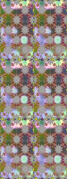 Şablon, pürüzsüz, çiçekli kenar. Çiçek çelengi. Eski moda arka plan. Raster illüstrasyonu. Kıvırcık, parlak örgü. Güzel, pürüzsüz kumaş, tuval..