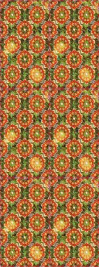 Kahverengi renkli geleneksel Arap dekoru. Süslü dantel iz sürücü. Doğu tarzında klasik tasarım öğesi. Çiçekli süslemeli, pürüzsüz bir desen. Duvar kağıdı için altın süslü illüstrasyon.