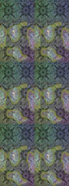 Parlak unsurları. Sorunsuz çiçek deseni kaydırma kağıt, davet, el ilanı, afiş veya Web sitesi Web sitesi arka plan duvar kağıdı için kullanılabilir. Elle çizilmiş Raster illüstrasyon.