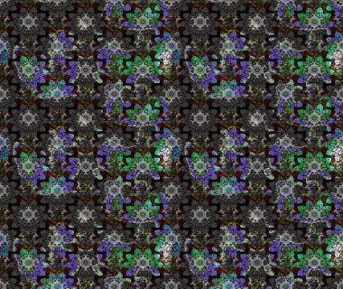 Siyah kıvırcık çiçekler siyah renkte şekillenir. Raster illüstrasyonu. Klasik çiçek tasarım elementleri.