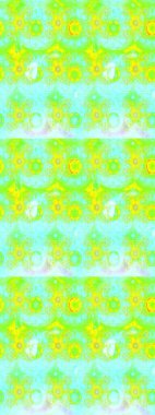 Raster illüstrasyonu. Anti-stres için soyut örnek sayfası. Yeşil renklerde.