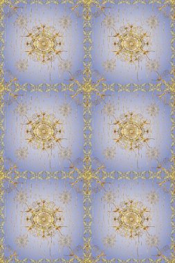 Kraliyet retro arka planı. Örnek altın elementler. Raster. Altın şablon. Kart, duvar kağıdı, ambalaj ve tekstil için klasik tasarım. Çiçeksel klasik doku.