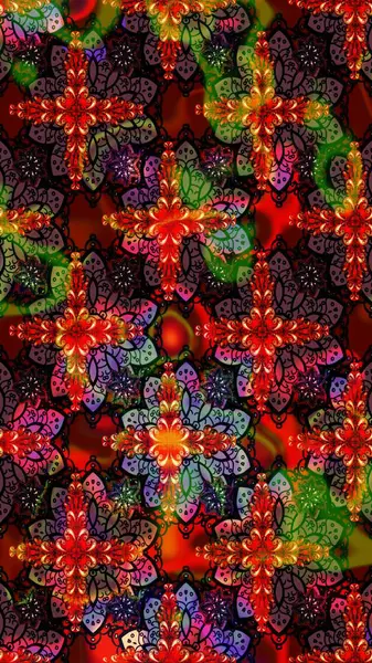 Yaz çiçekleri teması. Kahverengi renkli. Suluboya resim taklit Raster çizimi. Klasik çiçekler. El çizimi soyut süslü elementler.