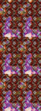 Renkli Yaz Temalı eskiz kalıbı. Sevimli çiçek raster deseni. Düz Çiçek Elementleri Tasarımı. Modaya uygun kumaş deseni.