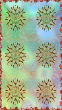 Kusursuz bir mahsul. Raster Şirin kumaş deseni. Düz Çiçek Elementleri Tasarımı. Renkli Bahar Teması Kusursuz Arkaplan.