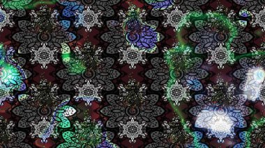 Çiçek desenli eskiz. Gri renkli çiçekler. Düz Çiçek Elementleri Tasarım Raster illüstrasyonu. Renkli Bahar Teması çizim şablonu.