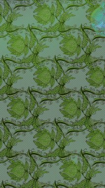 Paisley el çizimi elementler. Ev dekoru. Fantezi çiçekli eskiz deseni, doğal duvar kağıdı, çiçek desenli kıvrımlı illüstrasyon.