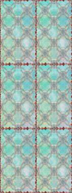 Raster Illustrasyon 'da moda olmayan çiçek deseni. Düz Çiçek Elementleri Tasarımı. Renkli Yaz Temalı Kusursuz Arkaplan. Tarafsız renklerde çiçekler.