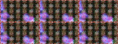 Modern gelişim, gri ve kahverengi raster arka plan duvar kağıdı çizimi, klasik çizgili desenli desenli çiçekler, çiçekli süsler. Çiçekli el, pürüzsüz desen..