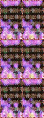 Raster illüstrasyonu. Kahverengi ve gri renklerde. 3D çiçekler, pürüzsüz.