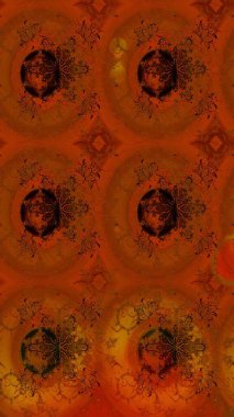 Kahverengi ve turuncu renkli çiçekler. Nazikçe, güzel çiçek arkaplanı. Raster çiçek desenli ve çiçekli..