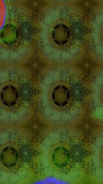 Vadinin renkleri. Soyut etnik raster çizim kalıbı. Çiçekler..