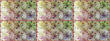 Tomurcukları çiçek olan sevimli bir çiçek deseni. Kusursuz bir geçmişi var. Raster illüstrasyonu. Kumaş, tekstil, duvar kağıdı baskısı için. Eski usul. Raster..