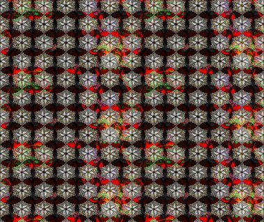 Raster illüstrasyonu. Taslak dekoratif arka plan, çiçek mandala. Çiçek. Siyah renklerde.