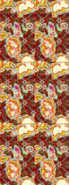 Tekstil, kumaş, kapaklar, duvar kağıtları, baskı, naylon, koleksiyon defteri, örgü, dekupaj için güzel bir eskiz. Küçük çiçeklerdeki oldukça eski bir besin torbası deseni.