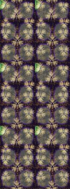 Raster Floral Illustration, Asyalı tekstil. Gri renkli etnik çiçeklerle zarif eskiz deseni.