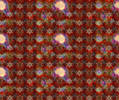 Eskiz geçmişi. Kumaş, tekstil, duvar kağıdı baskısı için. Raster. Eski usul. Tomurcukları çiçek olan sevimli bir çiçek deseni. Raster illüstrasyonu.