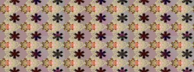 Renkli Yaz Temalı eskiz kalıbı. Düz Çiçek Elementleri Tasarımı. Çiçekler bej ve nötr renklerde. Raster illüstrasyonunda çiçek deseni çizimi.