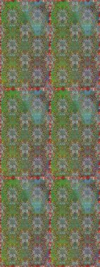 Hediye ambalaj kağıdı, tebrik kartları, posterler ve pankart tasarımı. Yeşil ve kahverengi renkli çiçekler. Raster düz çiçekleri pürüzsüz desen.