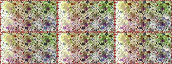 Tomurcukları çiçek olan sevimli bir çiçek deseni. Kusursuz bir geçmişi var. Raster illüstrasyonu. Kumaş, tekstil, duvar kağıdı baskısı için. Eski usul. Raster..