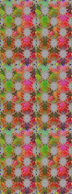 Tişörtsüz arka plan deseni. Tropik çiçekler. Gri ve kahverengi renkte çiçekler.