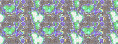 Raster illüstrasyonundaki çiçek desenli çizim. Düz Çiçek Elementleri Tasarımı. Gri renkli çiçekler. Renkli Yaz Teması çizim şablonu.