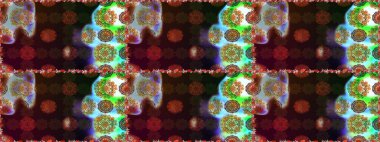 Kahverengi ve gri renkli çiçekler. Kumaş desenli papatya çiçekleri ayrıntıları.