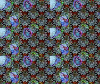 Üst manzara, yumuşak stil. Çiçek kompozisyonu, el boyası, hassas şablon. Mavi renkte manzaralı çiçek deseni. Sevgililer günü ve tebrik kartı konsepti için şık bir davet.