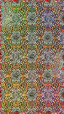 Doodle tarzı. Renkli gri ve kahverengi desenli. Tekstil ve kapak tasarımı için mükemmel. Gri ve kahverengi renkli çiçekler. El çizimi pürüzsüz sonbahar çiçekleri deseni.