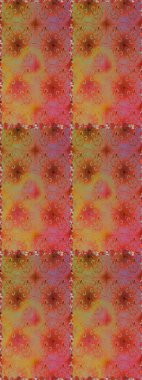 Raster illüstrasyonu. Bahar çiçekli, dikişsiz, sevimli çiçek deseni. Güzel kumaş deseni.