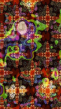 Küçük çaplı çiçeklerdeki basit şirin desenler. Tekstil veya kitap kapakları, imalat, duvar kağıtları, baskı, hediye paketi ve yapıştırma kitabı için çiçek eskizi geçmişi. Raster illüstrasyonu.