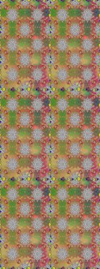 Çiçekleri, deniz kabukları, mandalaları ve suluboya efektleriyle donanma geçmişi. Yatak çarşafları, ceket, paket tasarımı, kumaş ve moda kavramları için tekstil baskısı. Kusursuz etnik tasarım.