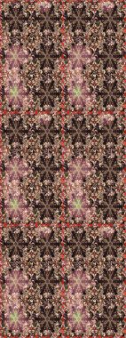 2019 Noel 'i, kar tanesi, yeni yıl. Kahverengi renklerde ve altın elementlerle klasik, pürüzsüz desen.